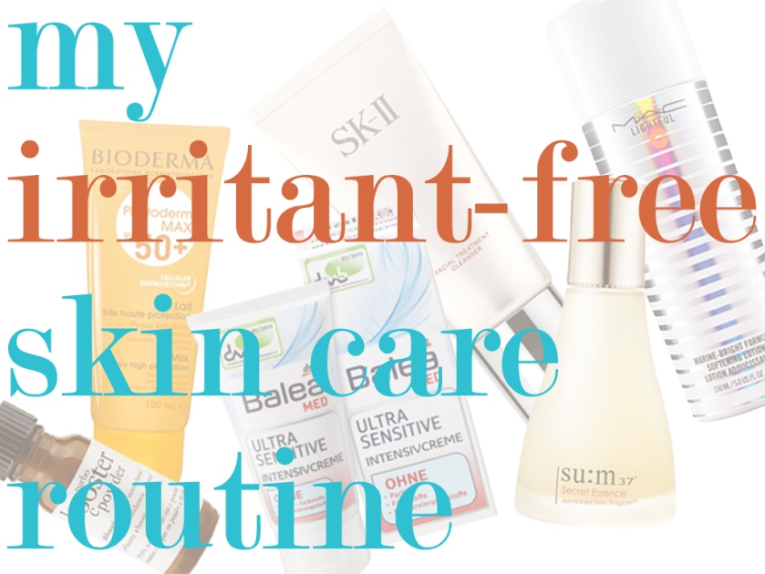non-irritant skin care routine